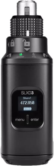 Shure SLXD3-K59 Plug-On Digital Wireless Transmitter