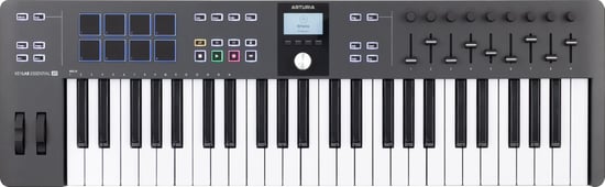 Arturia KeyLab Essential 3 49 Controller Keyboard, Black, Nearly New