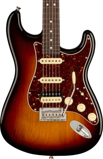 Fender American Professional II Stratocaster HSS, Rosewood Fingerboard, 3 Tone Sunburst