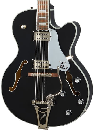Epiphone Emperor Swingster, Black Aged Gloss