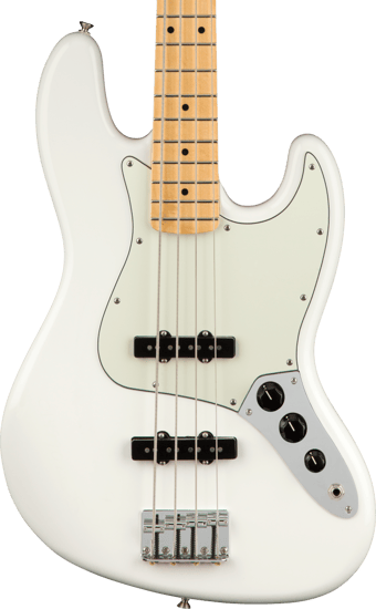 Fender Player Jazz Bass, Maple, ﻿Polar White
