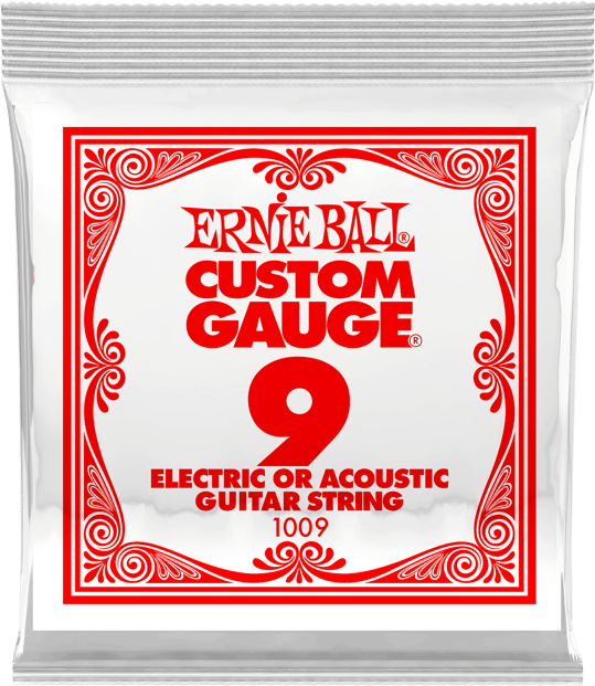 Ernie Ball 1009 Plain Steel Electric Single String