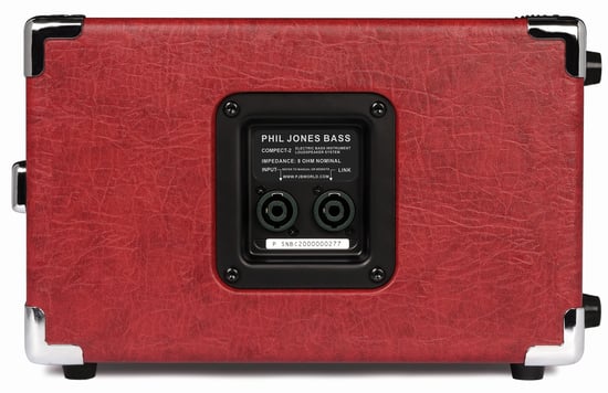 Phil Jones Bass C2 Compact 200W 2x5 Bass Cab, Red