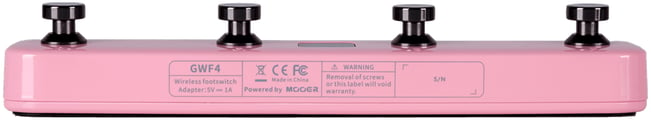 Mooer GTRS Wireless Footswitch, Pink