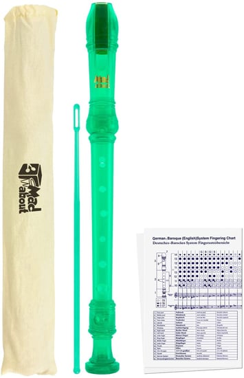Mad About MA-REC Descant School Recorder, Green