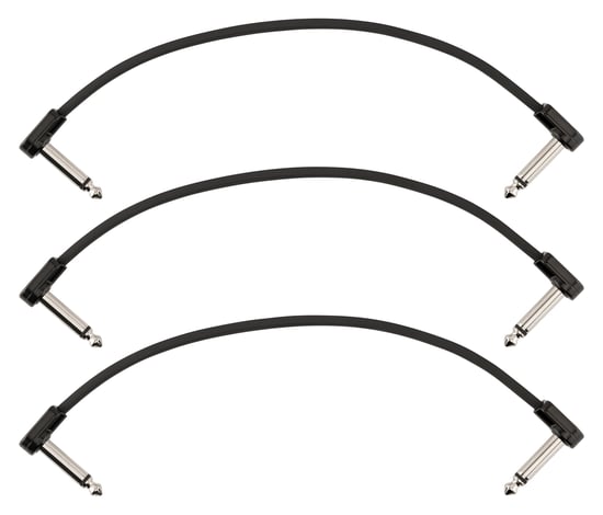 Fender Blockchain 8in Cable, 3-pack, Angle/Angle