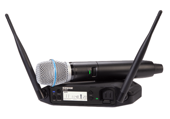 Shure GLXD24+ BETA 87A Wireless Vocal System