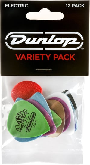 Dunlop PVP113 Electric Pick Variety Pack, 12 Pack
