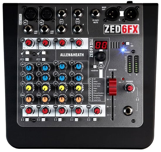 Allen & Heath ZED-6FX Compact Analogue Mixer with FX