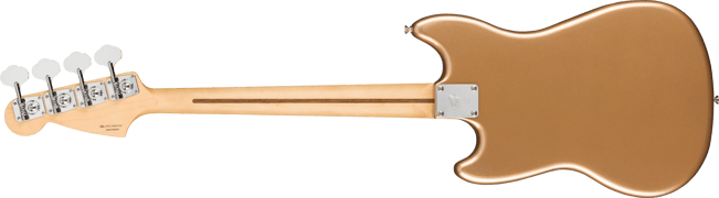 Fender Mustang Bass PJ Pau Ferro, Firemist Gold