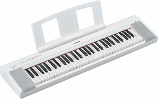 Yamaha Piaggero NP15 Digital Keyboard, White