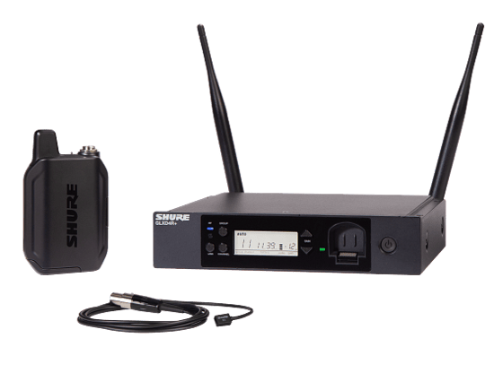 Shure GLXD14R+ WL93 Miniature Lavalier Wireless Rack System
