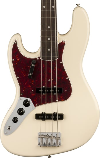 Fender American Vintage II 1966 Jazz Bass, Olympic White, Left Handed