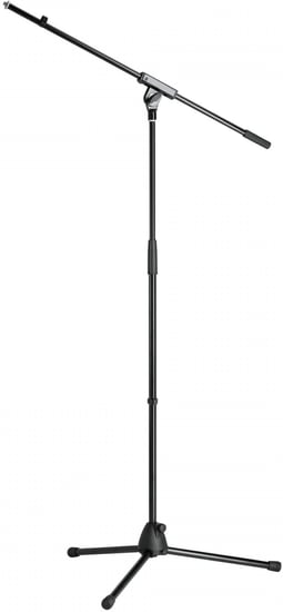 K&M 27105 Baseline Microphone Boom Stand, Black