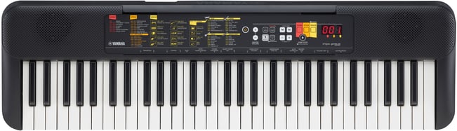 Yamaha PSR-F52 Keyboard Top View