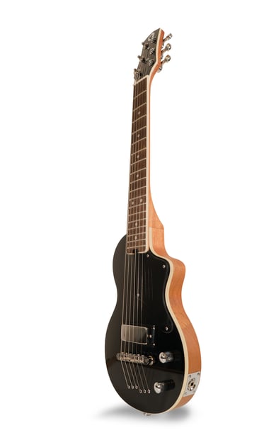 Carry-On Travel Guitar, Black - Right