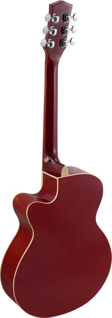 Tiger ACG1 Acoustic Guitar 3/4 Size Red 5
