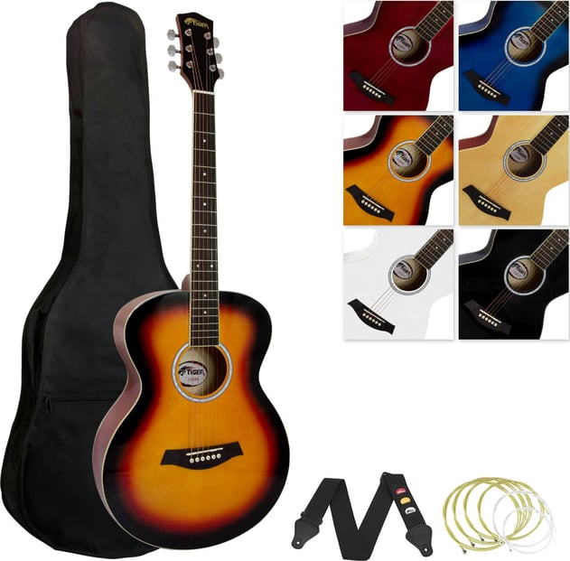 Tiger ACG2 Acoustic Guitar Pack Suburst 1