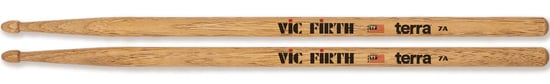 Vic Firth American Classic Terra Series 7A Wood Tip Drumsticks 