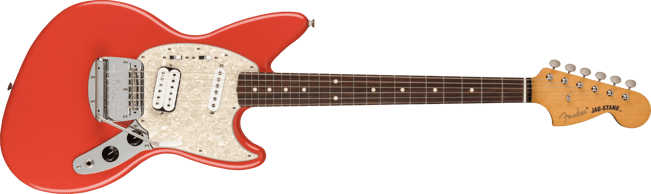 Fender Kurt Cobain Jag-Stang, Fiesta Red, Front
