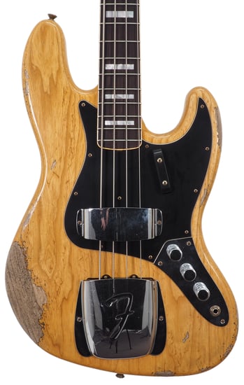 Fender Custom Shop Limited Edition Custom Jazz Bass Heavy Relic, Aged Natural