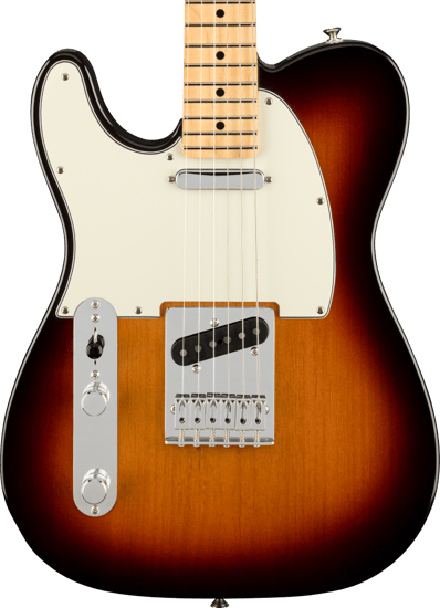 Fender Player Telecaster Left Hand 3 Tone Sunburst Maple Neck