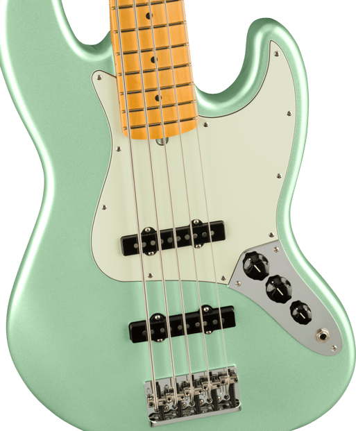 Fender American Pro II Jazz Bass V Surf Green