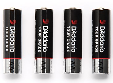 D'Addario PW-AA-04 AA Battery, 4 Pack