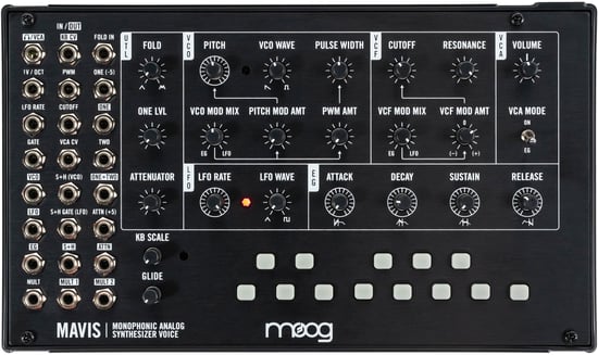 Moog Mavis Monophonic Semi-Modular Analog Synthesizer 