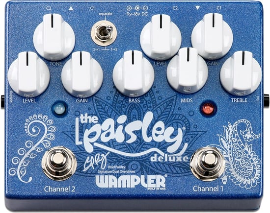 Wampler Paisley Drive Deluxe Brad Paisley Overdrive Pedal
