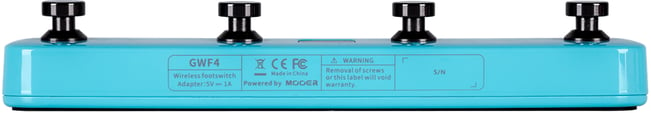 Mooer GTRS Wireless Footswitch, Blue